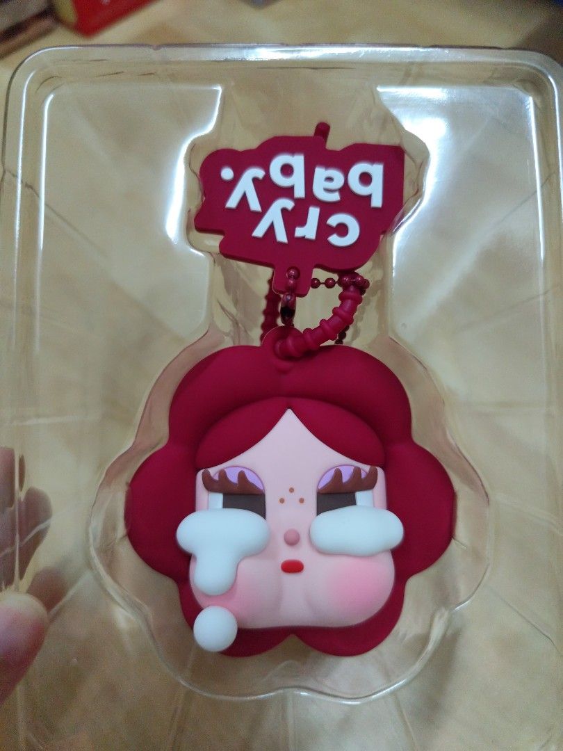 Popmart Crybaby Crying for love - Rose Pendant, Hobbies