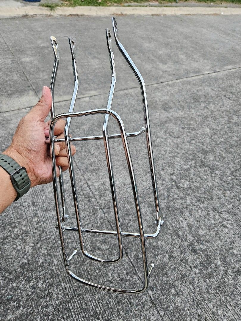 Rear Rack 20inc (Category: Bicycles) located in Imus. Submitted by mark_zero8 (Listing ID 1353511427, Image 2). Description: Stainless Steel Rear Rack for 20inch bike, RFS: did not fit well to my Folding Bike.
