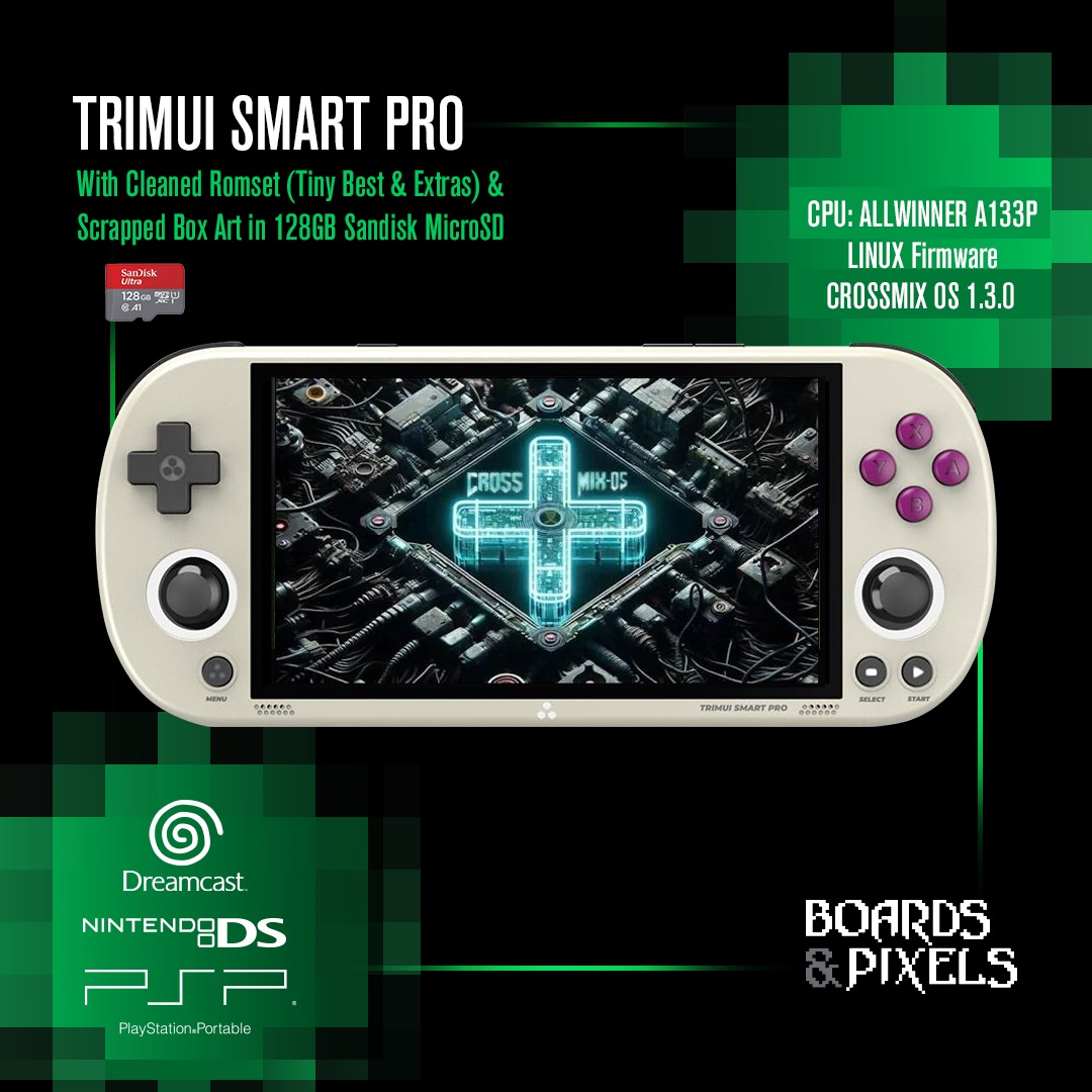 TrimUI Smart Pro - ホワイト Trimui Smart Pro を購入しました【Linux エミュ機・RetroArch