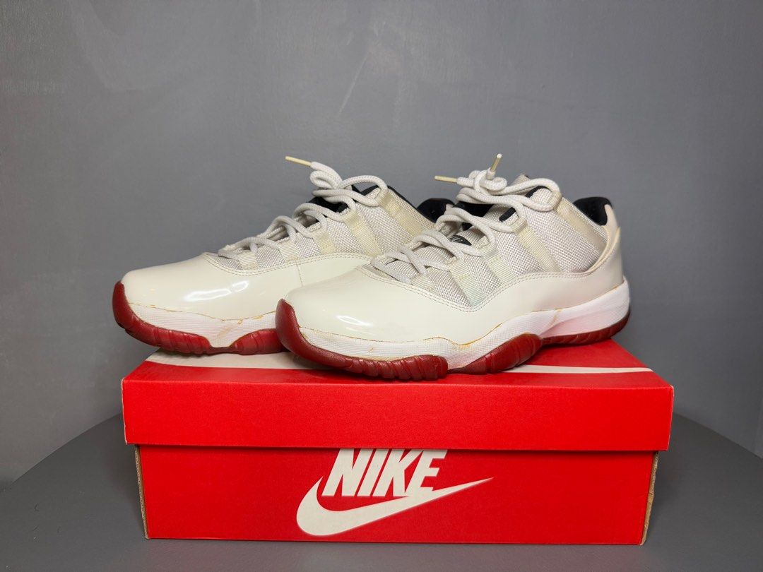 Restored Jordan 11 Cherry Low 2011 (Category: Sneakers) located in Makati City. Submitted by johnf02 (Listing ID 1353573519, Image 1). Description: Restored Jordan 11 Cherry Low 2011 • Size: US 8 • Price: Php 2,840 • With box • Buy 2 items from my listings, get a discount • Sold on an as is, where is basis • Payment via GCash/Maya/BPI/BDO/Unionbank • Shipping to be shouldered by the buyer .