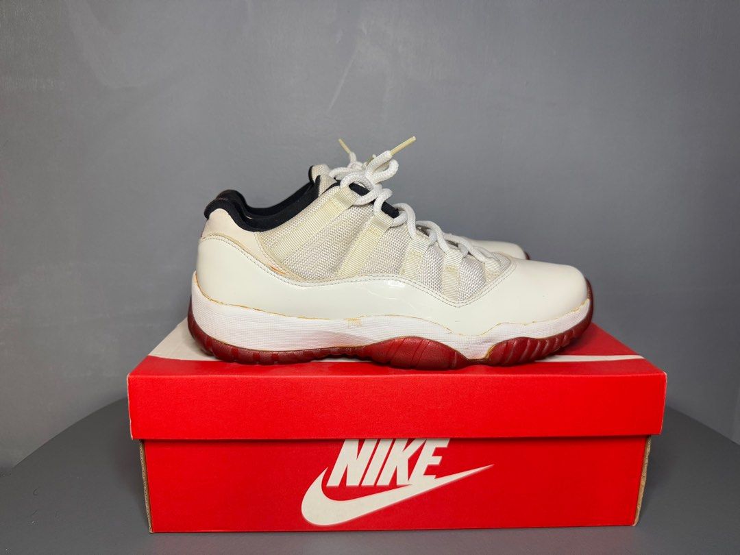 Restored Jordan 11 Cherry Low 2011 (Category: Sneakers) located in Makati City. Submitted by johnf02 (Listing ID 1353573519, Image 3). Description: Restored Jordan 11 Cherry Low 2011 • Size: US 8 • Price: Php 2,840 • With box • Buy 2 items from my listings, get a discount • Sold on an as is, where is basis • Payment via GCash/Maya/BPI/BDO/Unionbank • Shipping to be shouldered by the buyer .