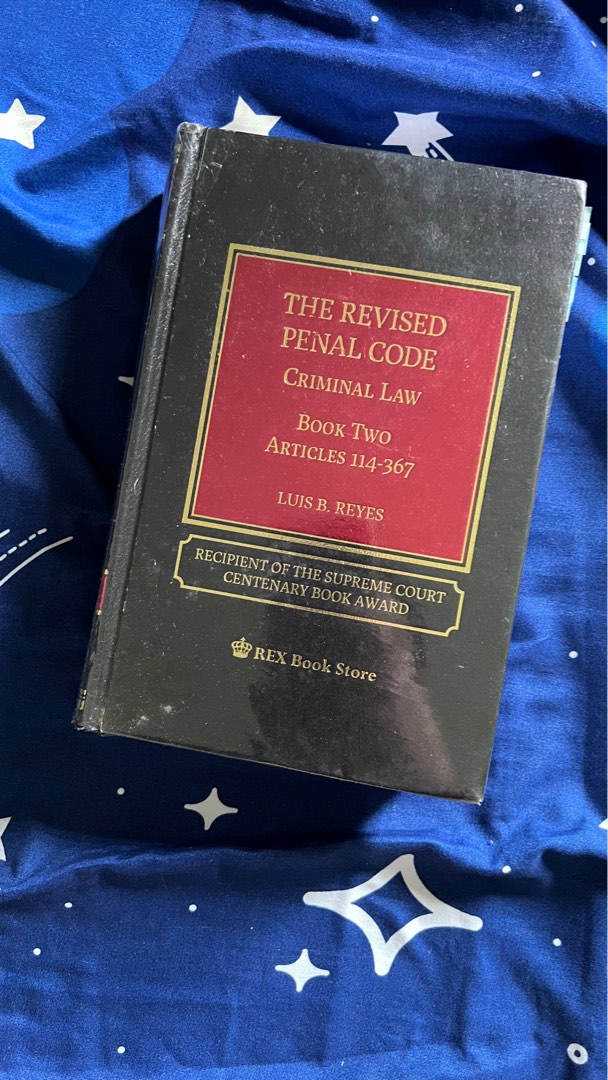 Revised Penal Code Book 2 Reyes 2017 Hobbies Toys Books