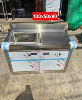 STAINLESS KITCHEN SINK WITH CABINET (SUS 304)