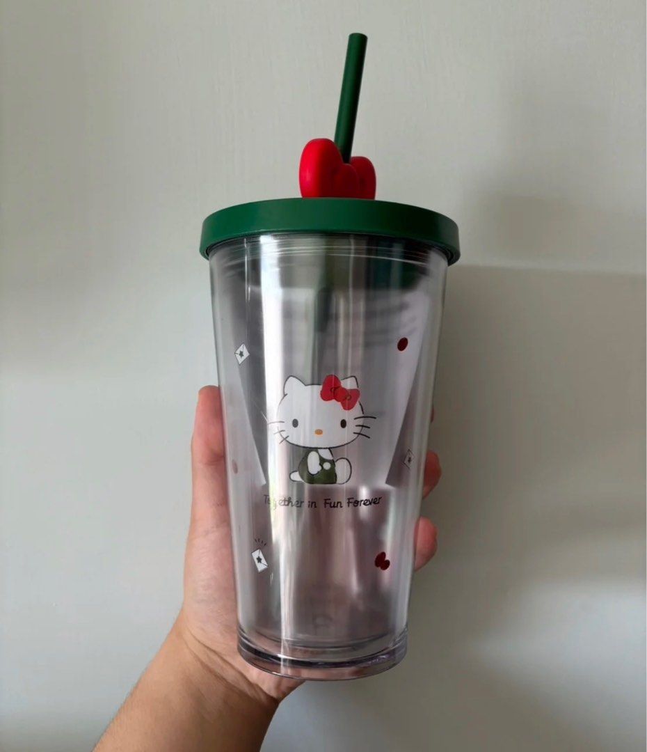 Starbucks Hello Kitty Tumbler 16oz (Category: Water Bottles & Tumblers) located in Manila. Submitted by handmedownthings (Listing ID 1353573255, Image 1). Description: .