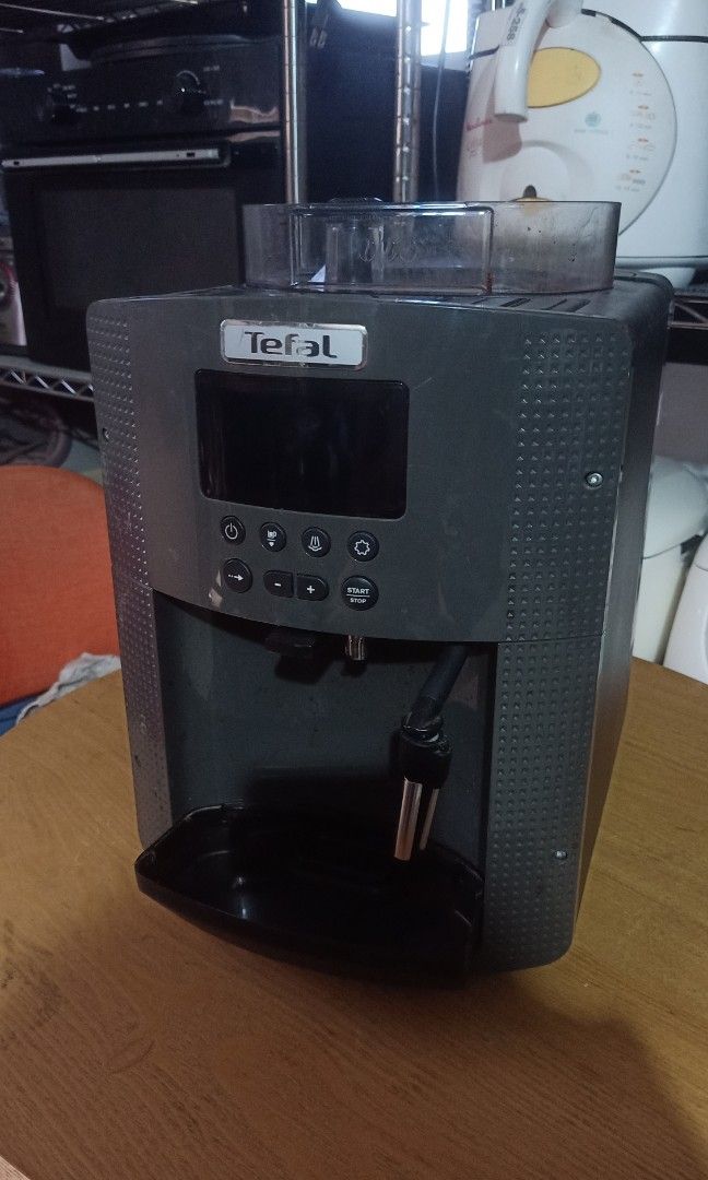 Tefal Machine (Category: Coffee Machines & Makers) located in Bulacan. Submitted by mysticdeer.6d7f47 (Listing ID 1353425438, Image 1). Description: Tefal Coffee Machine WYSIWYG Functionality Tested Issue: Missing Coffee Bean Cover and Stainless Cover. See Last 2 picture.