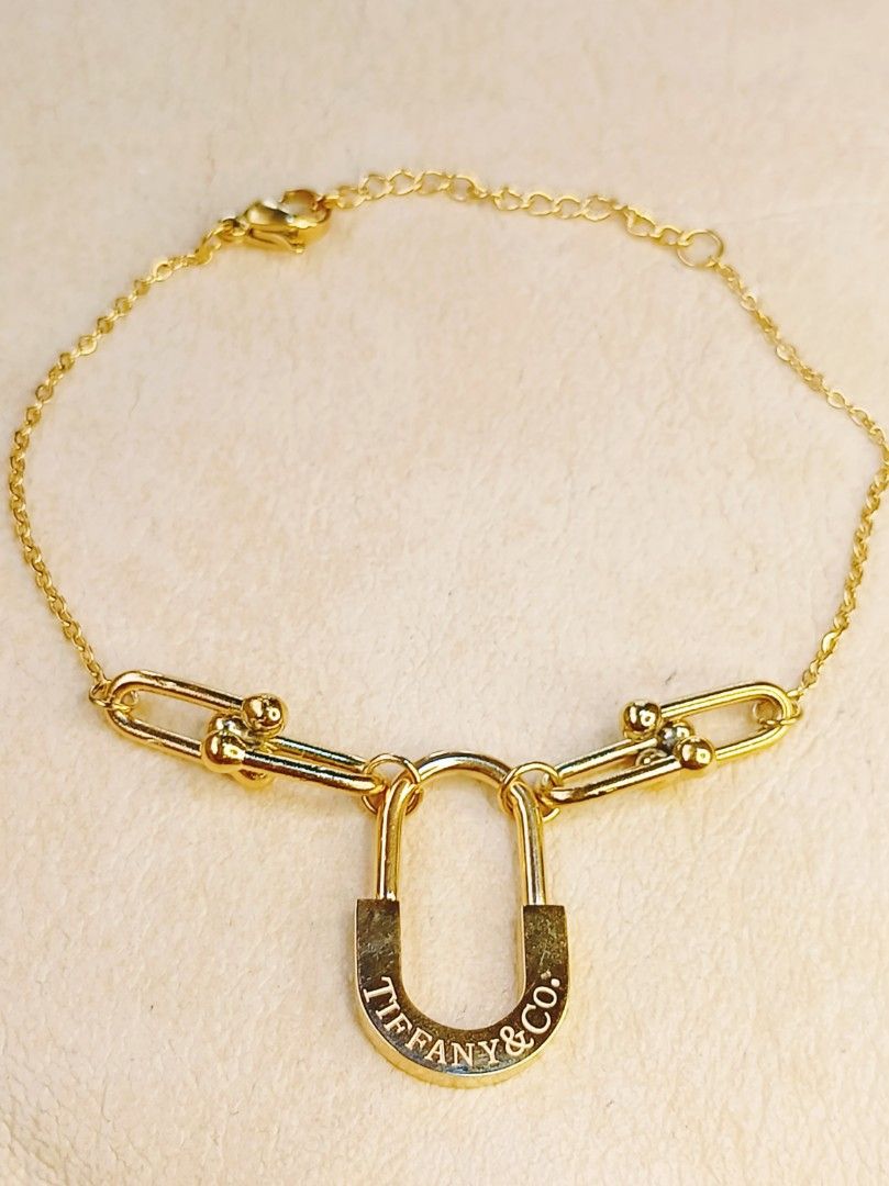 Tiffany U Lock bracelet from japan (Category: Luxury Accessories) located in Quezon City. Submitted by liambags (Listing ID 1353515205, Image 3). Description: Tiffany U Lock bracelet from japan no flaws with stamp size adjustable with gift box kindly pm me.