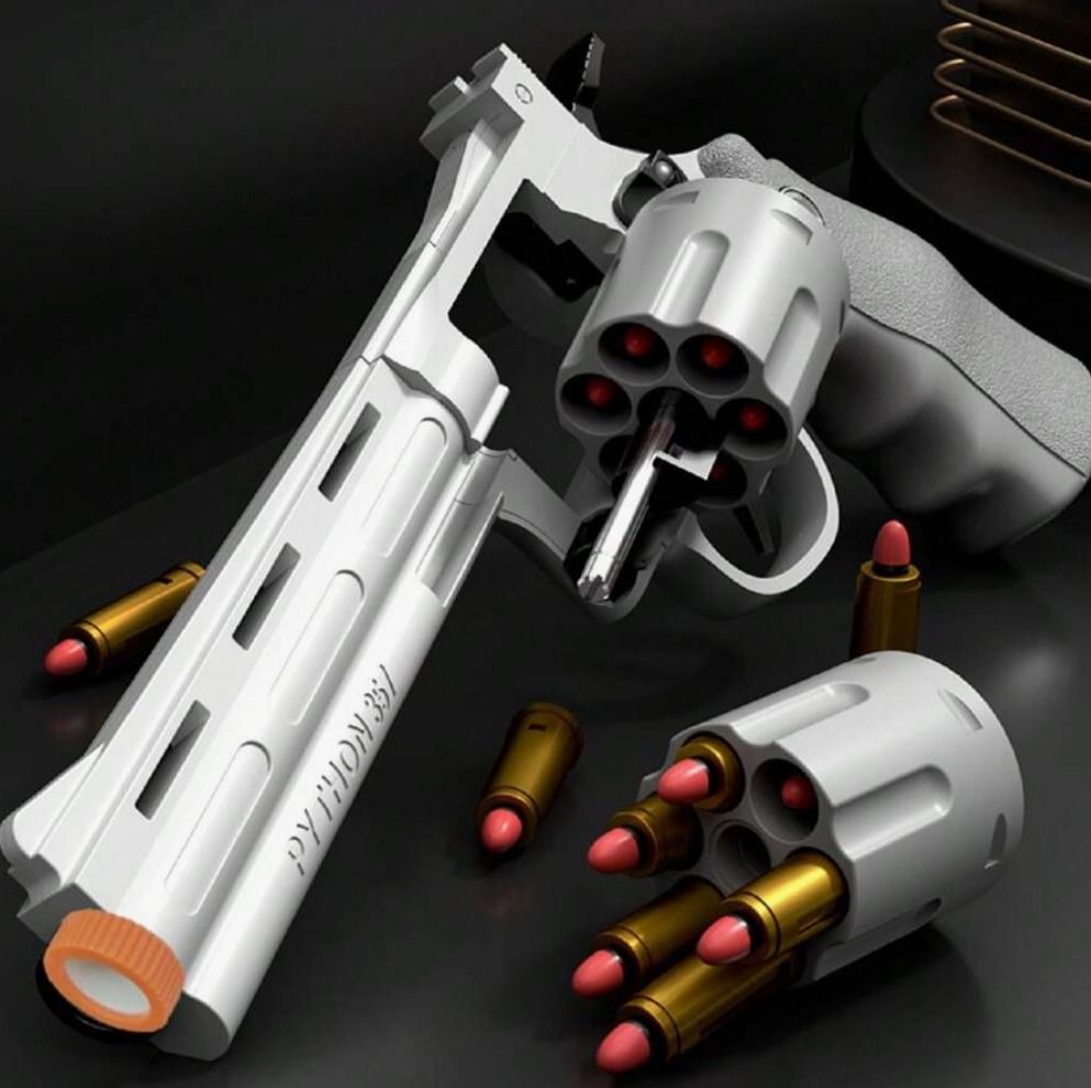 Toy Revolver Shell Ejecting Automatic Wheel Spin Fun Python, Hobbies ...