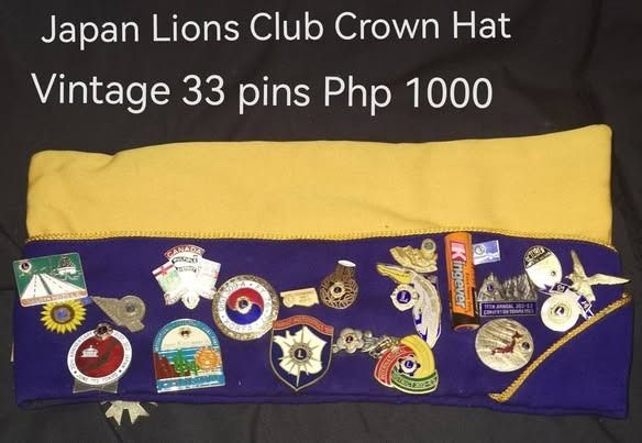 Vintage Items for sale (Category: Vintage Collectibles) located in Los Banos. Submitted by princessbotique (Listing ID 1353468475, Image 1). Description: Vintage Items for sale a) Lions Club Hat 33 pins PHP 1000 b) Wooden Nutcracker Viva Motion Musical Php 800 c) 27 pcs Wax Figures Set Cotton Family with box Php 500 Preloved As is WYSIWYG See pix for details FIX and firm best price No LP pls First come First Serve Please add shipping fee From Los