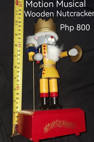 Vintage Items for sale (Category: Vintage Collectibles) located in Los Banos. Submitted by princessbotique (Listing ID 1353468475, Image 2). Description: Vintage Items for sale a) Lions Club Hat 33 pins PHP 1000 b) Wooden Nutcracker Viva Motion Musical Php 800 c) 27 pcs Wax Figures Set Cotton Family with box Php 500 Preloved As is WYSIWYG See pix for details FIX and firm best price No LP pls First come First Serve Please add shipping fee From Los