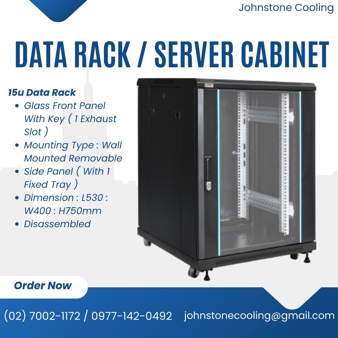15U DATA RACK / SERVER RACK ( L530 : W400 : H750mm ), Everything Else ...