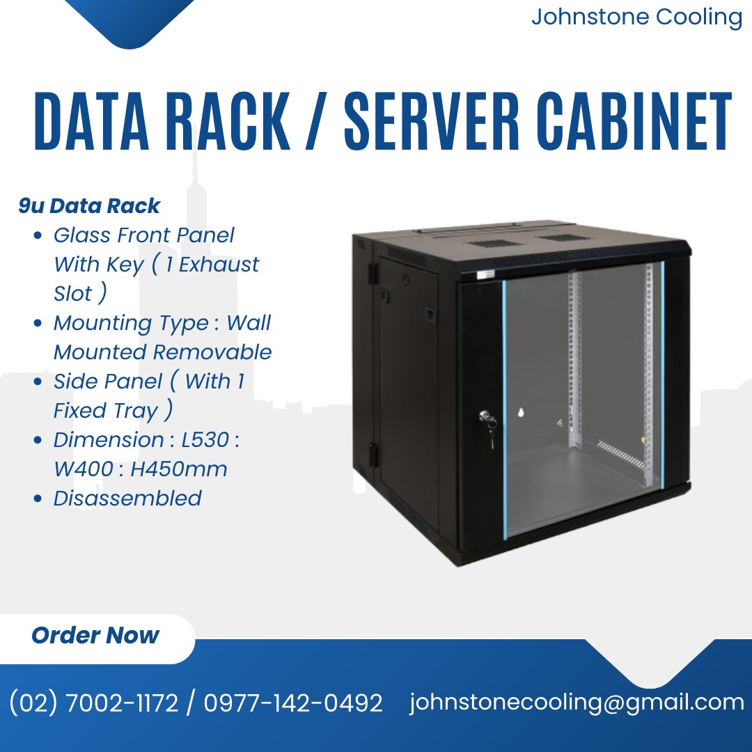 9U DATA RACK / SERVER RACK ( L530 : W400 : H450mm ), Everything Else ...