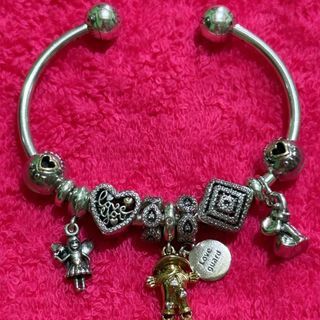 Authentic Pandora Bracelet with Charms