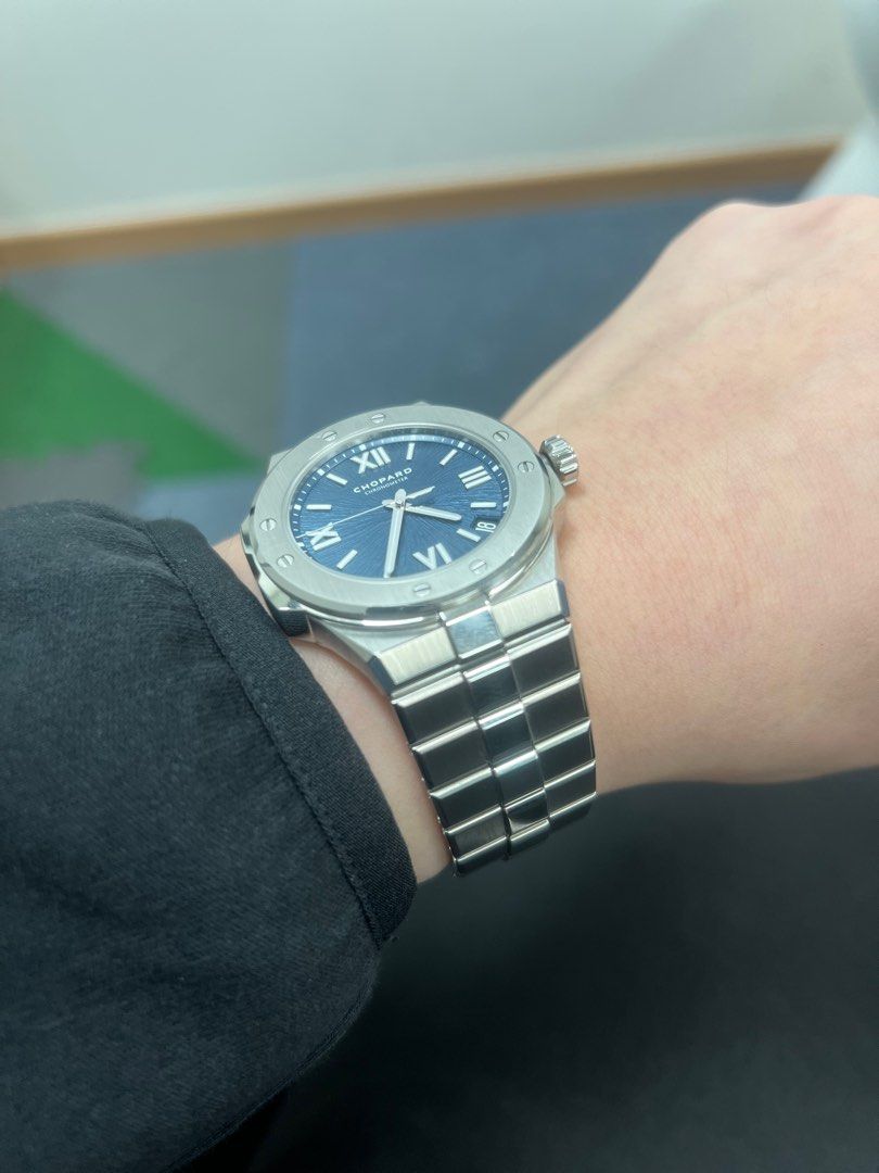 Chopard Alpine Eagle 41 (Category: Watches) located in Singapore. Submitted by igivefreethings (Listing ID 1353679359, Image 1). Description: Giving away and upgrading to a daydate40. No point selling because I lose more than half the value vs retail price. Retail Price is $21,000. Convince me why I should give it to you (and why you wouldn’t sell it) and I’ll give it to you. Best answer will be selected after I receive 100 entries on it. Ps I’m 