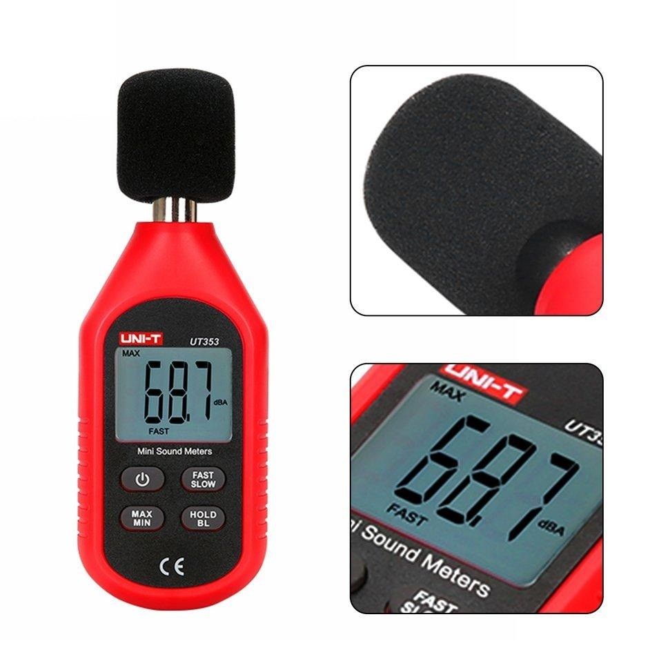 Digital Sound Level Noise Meter LCD Display UNI-T UT353 Decibel ...