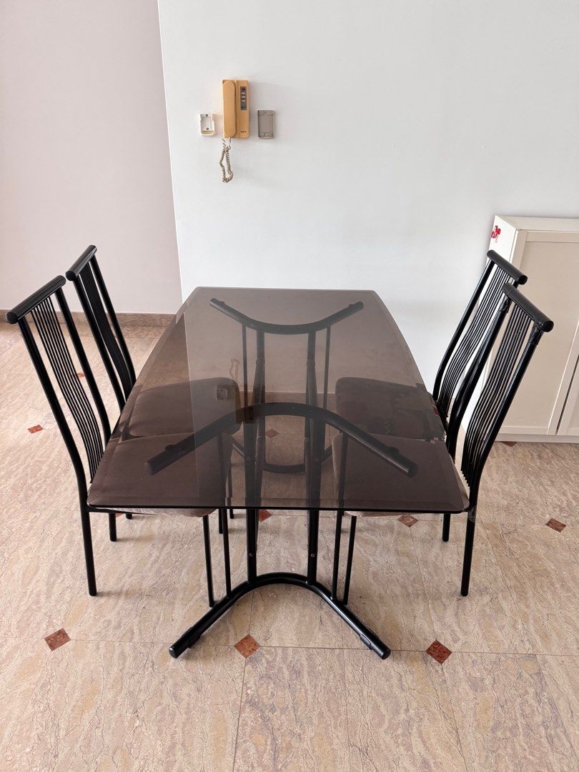 Dining Table (Category: Tables & Sets) located in Singapore. Submitted by thingsguy (Listing ID 1353744523, Image 3). Description: Used dining set. Table is good working condition. chairs may have damage, they come free. Price negotiable.