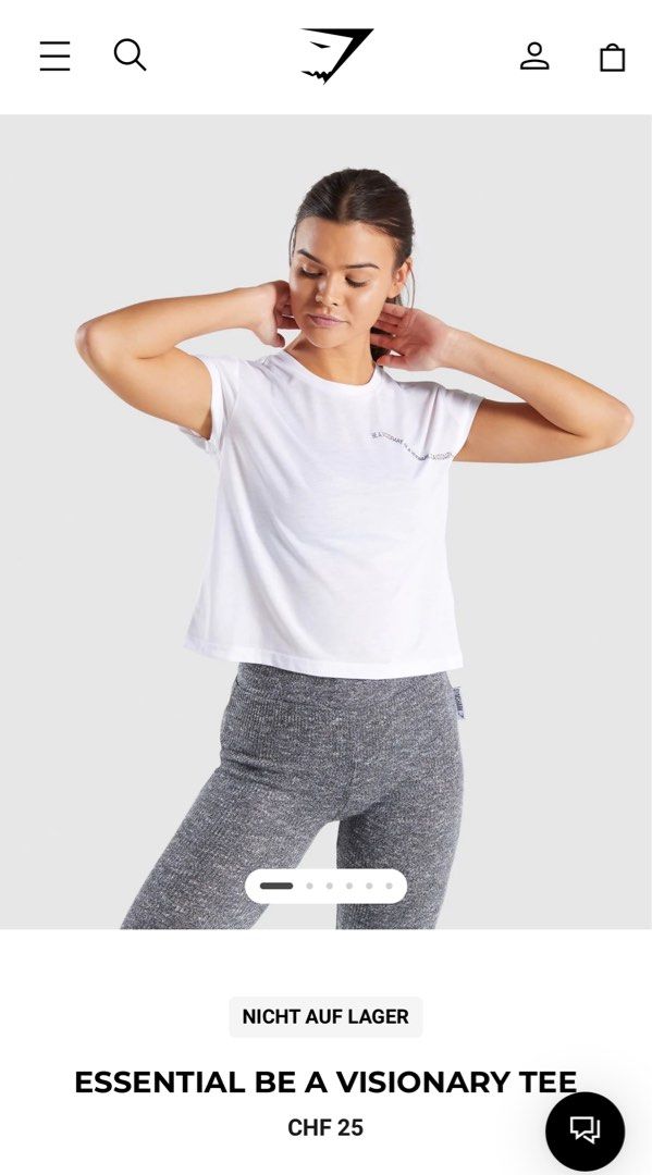 Gymshark Be a Visionary Essential Tee in Maroon (L) (Category: Shirts) located in Caloocan City. Submitted by loise.buy.sell (Listing ID 1353739110, Image 1). Description: Gym Shark Be A Visionary Essential Crop Tee Like new, worn once or twice L on tag, mejo may konting punit s tag but the shirt itself is excellent nman condition Width - 19 inches Length - 17 inches Shipping from North CaloocN.