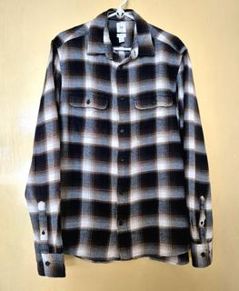 H&M男裝長袖格仔恤衫64237341397250110