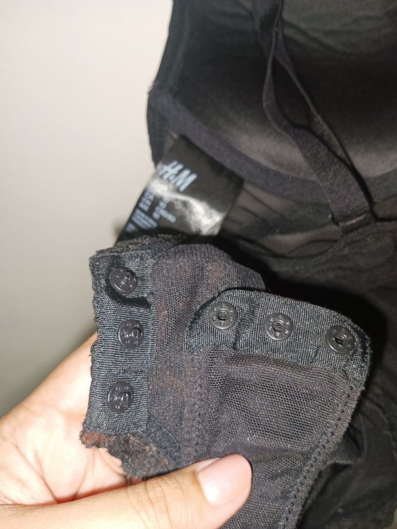 H&M - Lingerie Nightwear (Category: Undergarments & Loungewear) located in San Pedro. Submitted by airemse_closet (Listing ID 1353748318, Image 3). Description: 🤝🏽 NEGOTIABLE🤝🏽 Size: 42D ✓100% Authentic - push-up - lace bodysuit - with under wire - not a detachable strap - snap button -used once MOP: GCASH & MAYA (payment first policy) RF/HF: ₱30.00 (1-day).