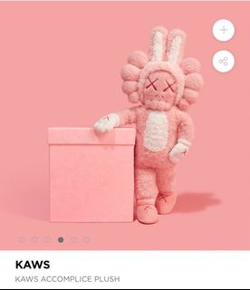 KAWS ACCOMPLICE Pink Ver. 袋未開封 箱付き MEDICOMTOY カウズ うさぎ