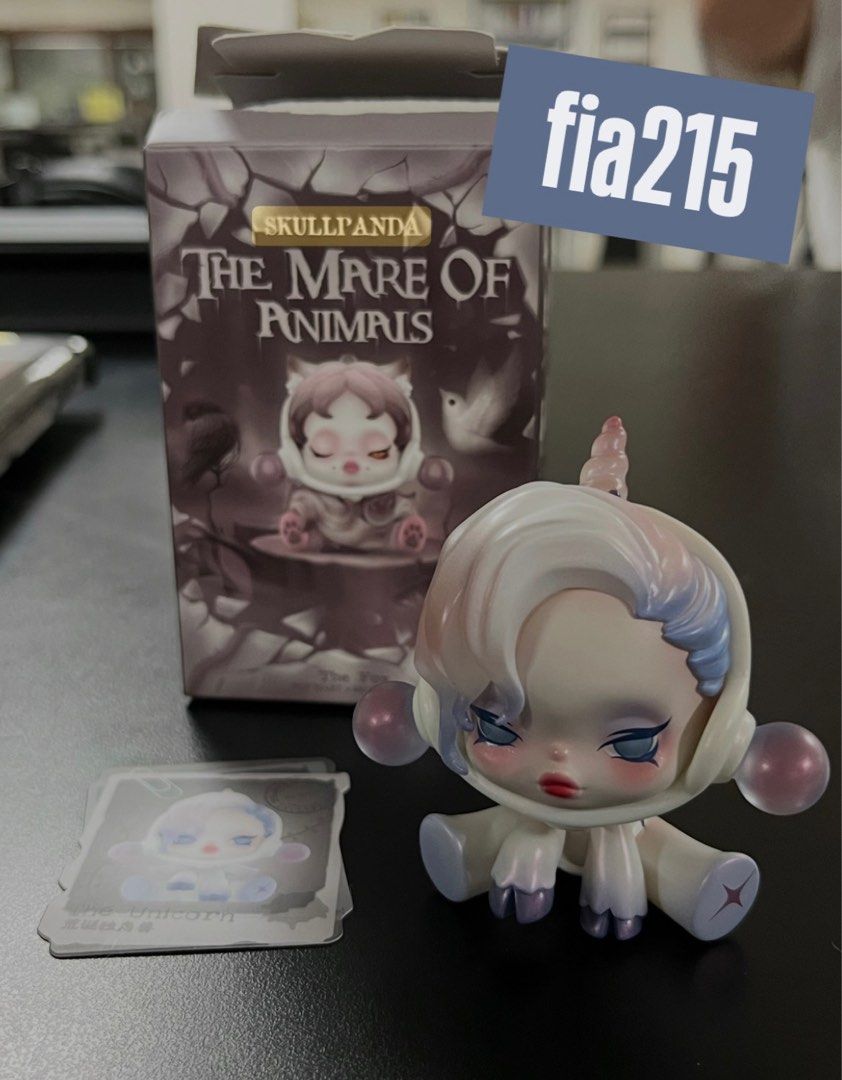 Mare of Animals (The Unicorn) (Category: Designer & Blind Box Toys) located in Quezon City. Submitted by fia215 (Listing ID 1353757902, Image 1). Description: Unsealed with card, foil and box 📍 LOC: QC 💰 MOP: Gcash/Maya RFS: Downsizing.