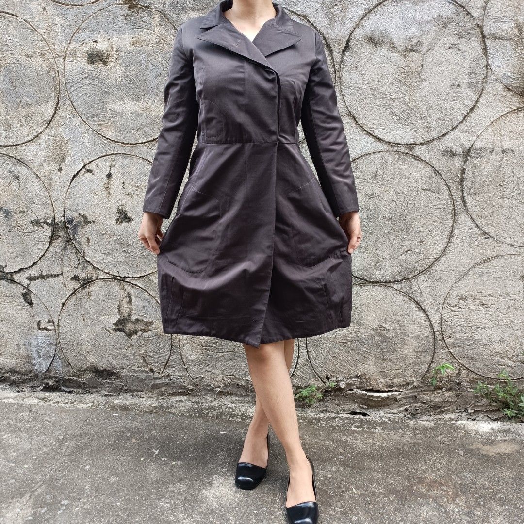 Marni Satin Lightweight Coat. (Category: Luxury Apparel) located in Urdaneta. Submitted by brokensupply.ph (Listing ID 1353709798, Image 3). Description: Marni Satin Lightweight Coat fits medium - large.