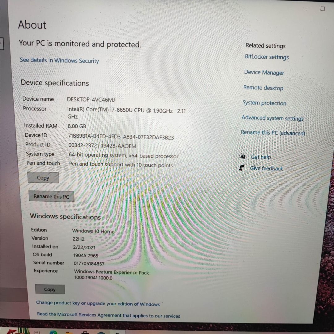 Microsoft Surface Laptop 2 DAJ-00092 (Category: Laptops & Notebooks) located in Las Pinas. Submitted by jenns.shoppe (Listing ID 1353656844, Image 3). Description: Microsoft Surface Laptop 2 DAJ-00092 📌₱20,000 📌Pre-loved, in excellent condition 📌Flaws: With minimal scratches ◾️Intel Core i7-8650U ◾️Intel UHD Graphics 620 ◾️13.5”, 2K (2256 x 1504), IPS ◾️256GB SSD ◾️8GB LPDDR3 ◾️1.25 kg (2.8 lbs) 📌Tech specs 👉Dimensions 12.13” x 8.79” x .57” 