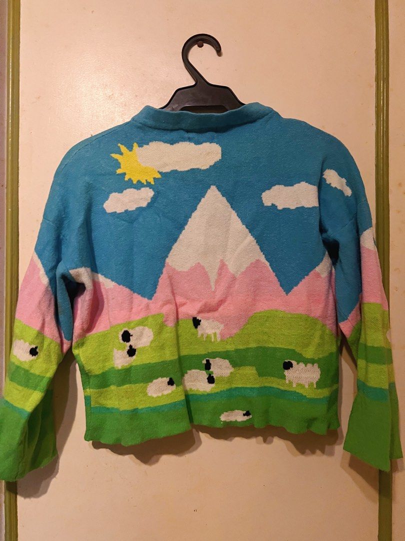 Native Youth Sheep Cardigan Sweater (Category: Coats, Jackets and Outerwear) located in Pasig City. Submitted by bbrill (Listing ID 1353781896, Image 3). Description: Used only a couple of times. Bought this from ASOS. Super duper love!!! 😭 Flaw: soda stain 🥴 RFS: Decluttering.