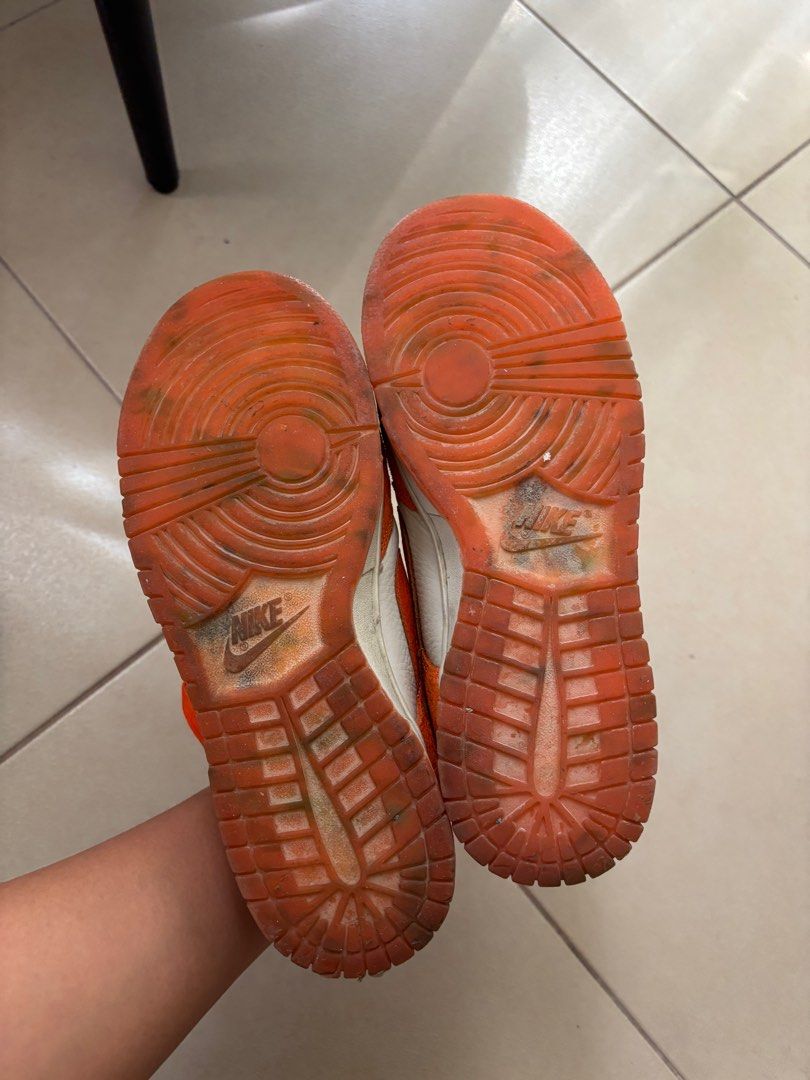 Nike Dunk Low Cracked Orange (Category: Sneakers) located in Manila. Submitted by heythrift (Listing ID 1353640113, Image 2). Description: Us Mens 7.5 with box.