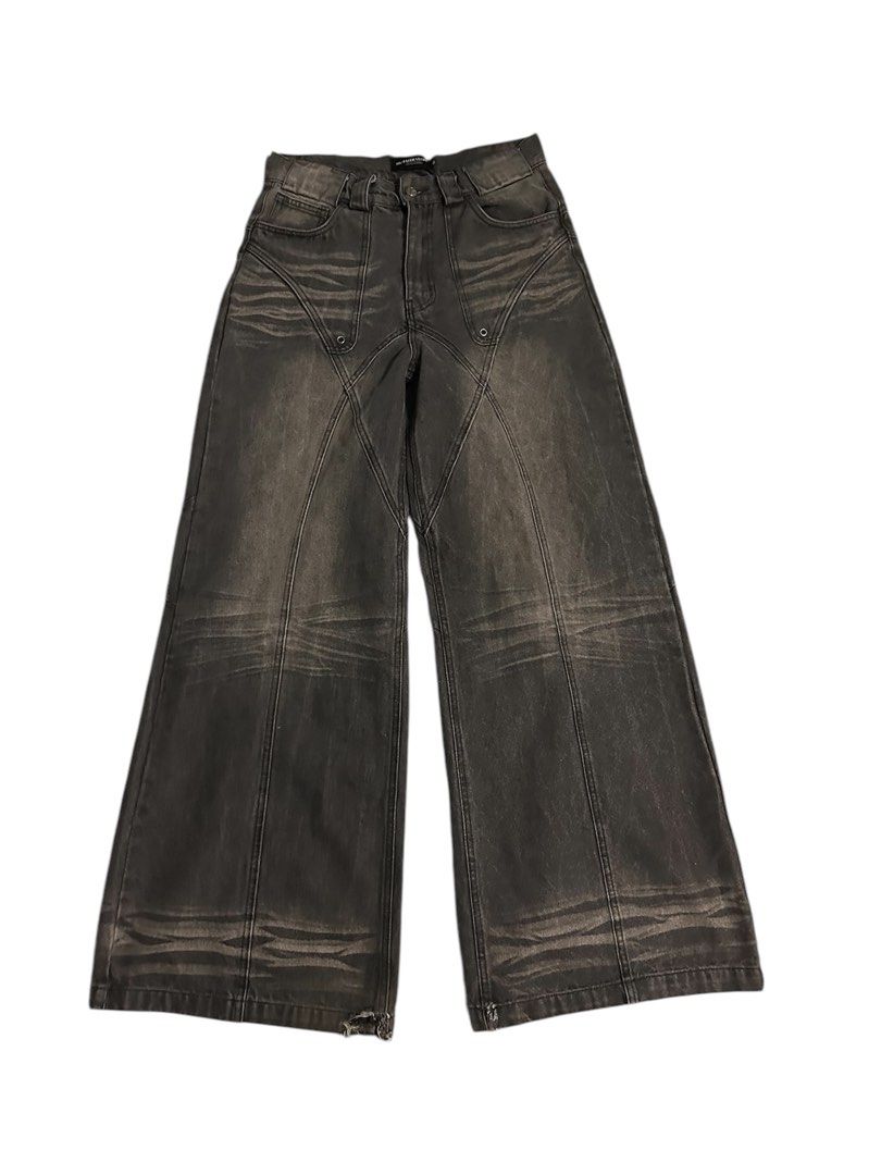 cozyworldwide BAGGY FLARE JEANS opium