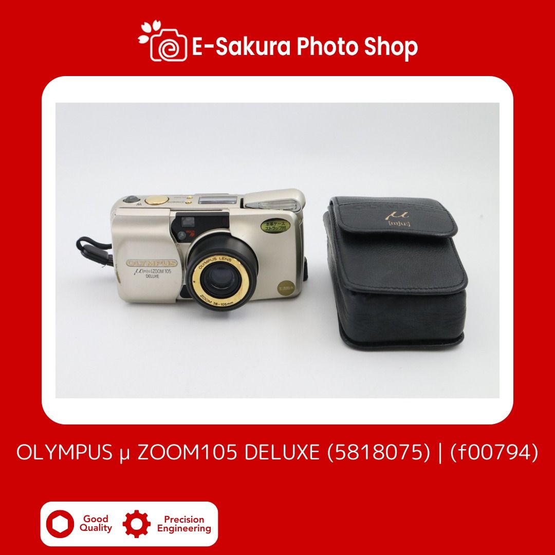 OLYMPUS µ ZOOM105 DELUXE (5818075) | (f00794), Photography, Cameras on  Carousell