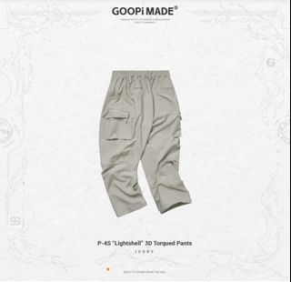 GOOPiMADE P-4S "Lightshell" 3D Torqued Pants - Ivory sz1629395604984351129