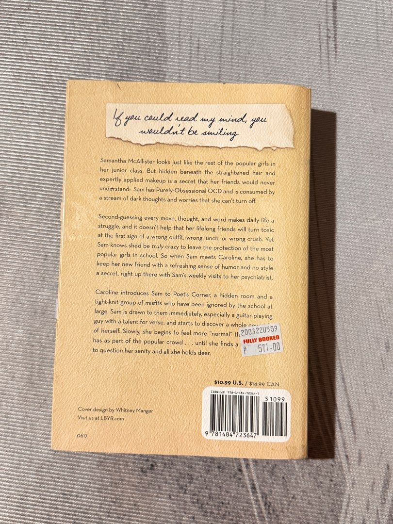 Pre loved Book| Every Last Word (Category: Storybooks) located in Santa Rosa. Submitted by mrjrbtrc_ (Listing ID 1353729004, Image 2). Description: - has book tabs but can remove - has minimal annotations like underlines or highlights All books are pre-loved and may show signs of wear, including (but not limited to) dents, creases, stains, tanning, foxing, skewed spine, sticker/tape residue, price tags, pentel pen markings (to cover price or name