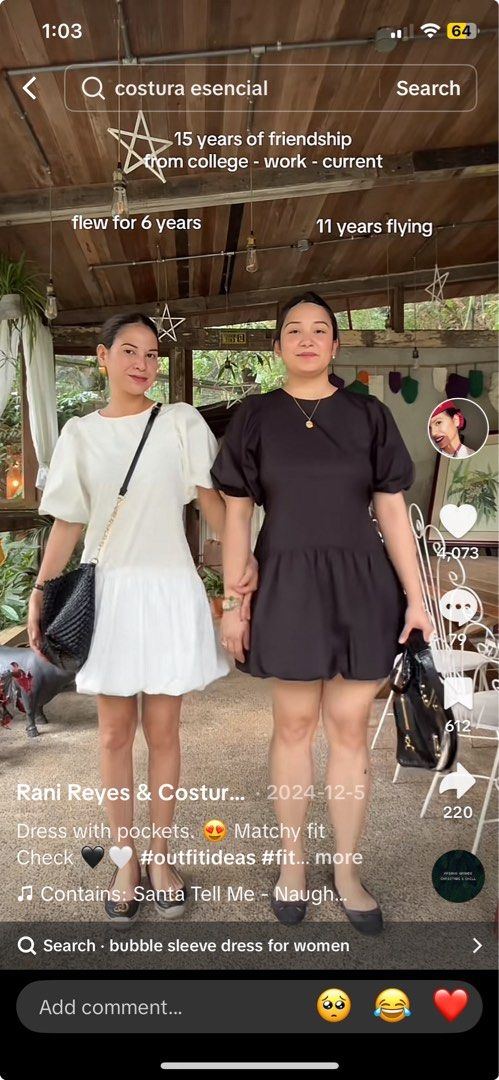 Premium Poplin Bubble Hem dress in White (Category: Dresses) located in Manila. Submitted by sellsherstuff (Listing ID 1353638433, Image 1). Description: Bought this limited edition dress from Costura Essencial. Can fit Small to Large frames. Never washed. Never used. Negotiable. .