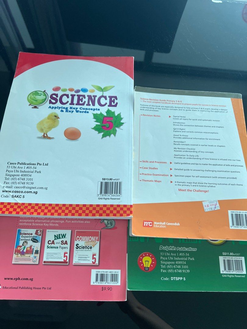 PSLE science key concepts & key words PSLE science revision guide 3&4 ...