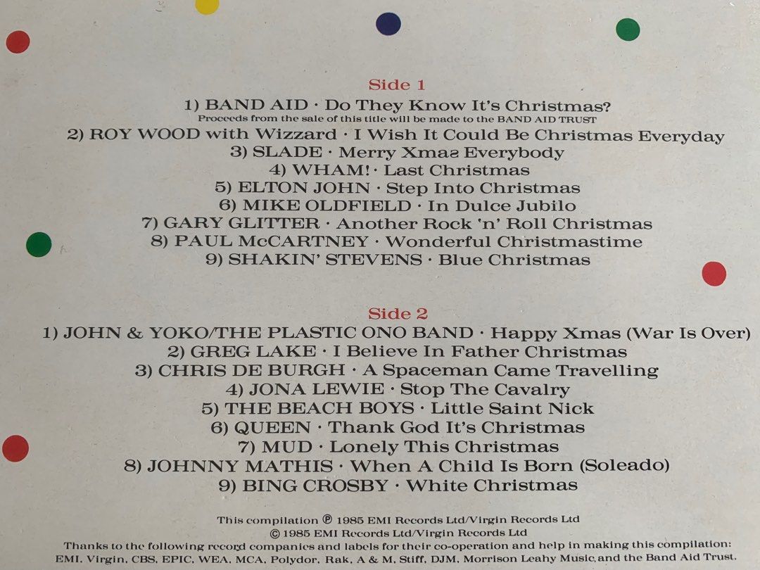 The Christmas Album LP Vinyl Plaka (Category: Vinyls) located in Las Pinas. Submitted by kinganalog (Listing ID 1353690607, Image 3). Description: The Christmas Album Vinyl compilation album Original pressing. Media VG+ to EX, Cover VG to VG+. Payment via Gcash, pickup via lalamove or grab on buyer’s expense and account. .