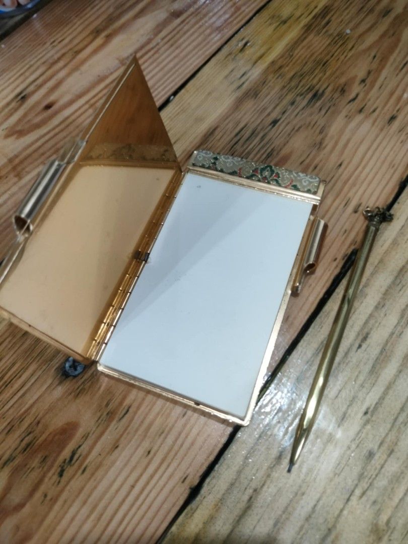 Vintage Note pad with brass pencil Php700. (Category: Stationery & School Supplies) located in Taytay. Submitted by abeatrice77985 (Listing ID 1353702489, Image 3). Description: Vintage Note pad with brass pencil Php700.