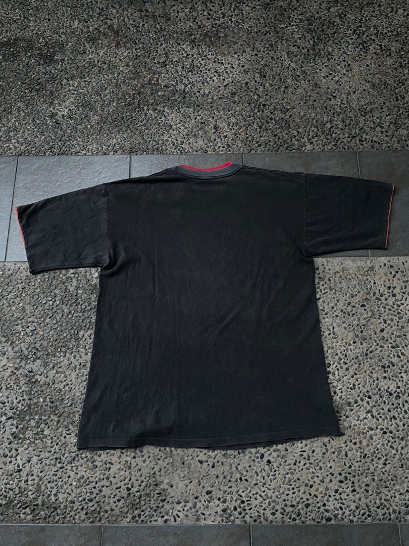 Y2K vintage shirt TSi (Category: Tshirts & Polo Shirts ) located in Cainta. Submitted by FirstBuys (Listing ID 1353702589, Image 3). Description: 22 x 29 check pics for issues pinhole front shirt and armpit y2k grunge emo goth affliction school of hard knock sohk jnco oversized fubu.