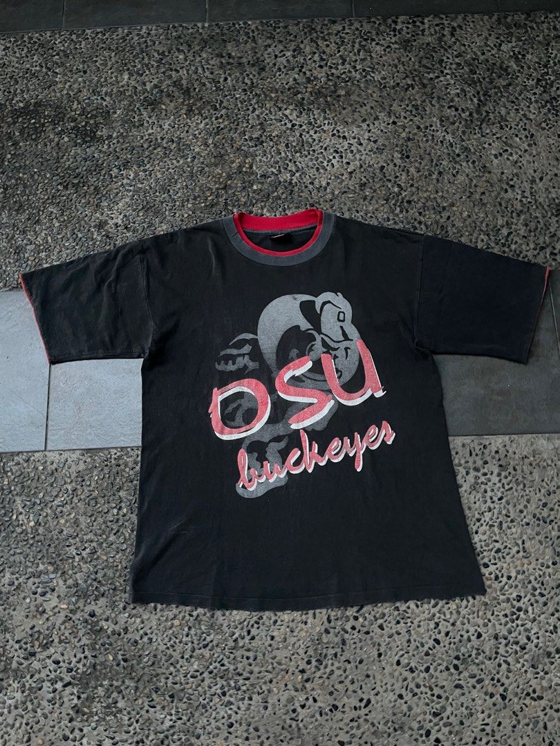 Y2K vintage shirt TSi (Category: Tshirts & Polo Shirts ) located in Cainta. Submitted by FirstBuys (Listing ID 1353702589, Image 1). Description: 22 x 29 check pics for issues pinhole front shirt and armpit y2k grunge emo goth affliction school of hard knock sohk jnco oversized fubu.