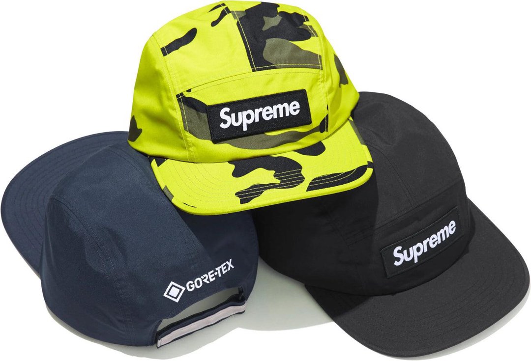 預訂SS25 Supreme box logo GORE-TEX Camp Cap, 男裝, 手錶及