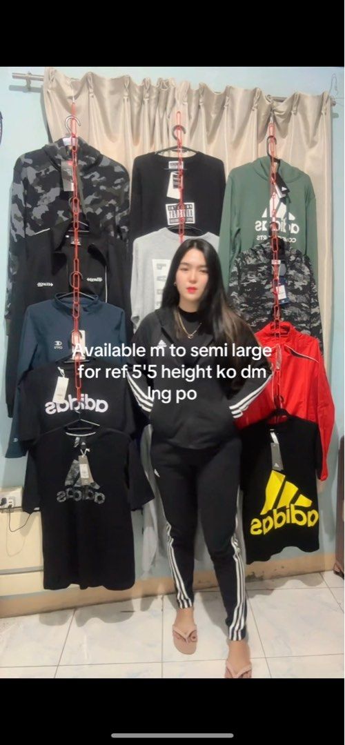 Adidas tracksuit (Category: Sets & Coordinates) located in Manila. Submitted by graceyabut0 (Listing ID 1353922308, Image 3). Description: Large on tag brand new orig from japan best fit medium to semi large body fit.