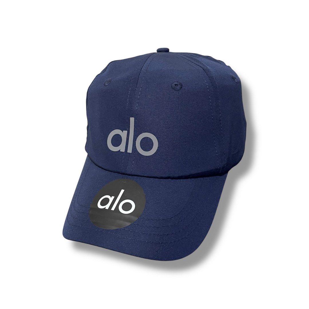 Alo Yoga Performance Off-Duty Cap (Category: Activewear) located in Marikina City. Submitted by 1800shelves (Listing ID 1353842837, Image 2). Description: Alo Yoga Performance Off-Duty Cap (navy) Brand new with tag One size fits all - adjustable 🏷️ P 1,499 PM for more details. Tags: Alo, alo yoga, alo cap.