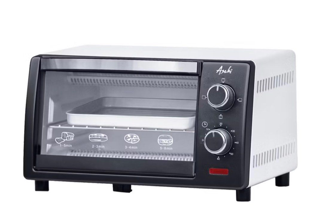 Asahi 9L Oven Toaster (Category: Ovens & Toasters) located in Makati City. Submitted by mabz21 (Listing ID 1353839733, Image 1). Description: Issue: burado lang ung brand name and temperature NO Major Issue. Working perfectly.