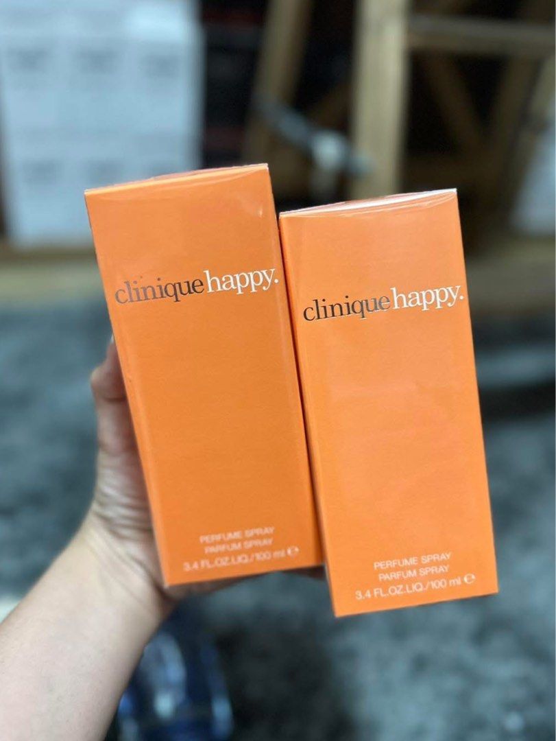 Authentic Clinique Happy for Women (Category: Fragrance & Deodorants) located in Paranaque City. Submitted by TcAnne (Listing ID 1353875804, Image 1). Description: 100% Authenic Clinique Happy For Women 100ml US bought.