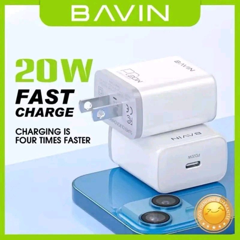 BAVIN PC827 20W PD Super Fast Charging Type C Adapter (Category: Cables & Adaptors) located in Manila. Submitted by ramosmarvi53163 (Listing ID 1353926049, Image 3). Description: Original BAVIN PC827 20W PD Super Fast Charging Type C Adapter（Wla sama cable）🔥🔥.