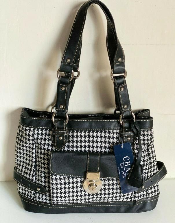 Sac à Main CHAPS Houndstooth (pied-de-poule) - Marron - Occasion En Excellent état