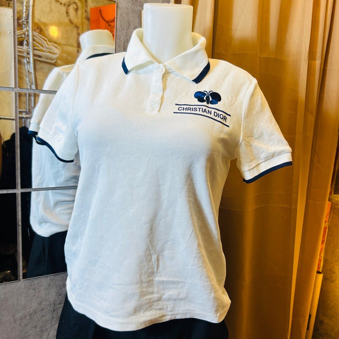 Christian Dior Polo Shirt (Category: Luxury Apparel) located in Baguio. Submitted by luxecycleph (Listing ID 1353915409, Image 2). Description: READ BEFORE OFFER SIZE: 18 x 23 Small to Medium CONDITION: Excellent SHOP RULES * payment first (thru gcash only) * pay today, ship the next day (thru j&t) * manage your expectations (items are secondhand & thrifted) * return & refund are only accepted for valid reasons * no bogus buyers- just tell the se