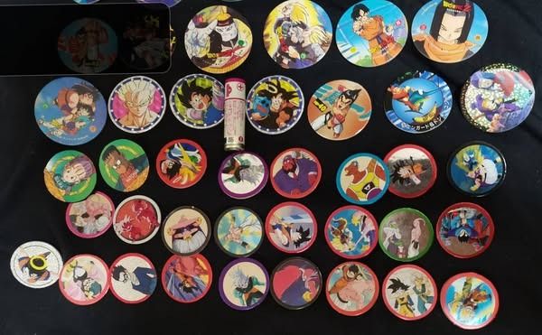 DBZ Pogs 48 pcs (Category: Raw Singles) located in Los Banos. Submitted by princessbotique (Listing ID 1353856502, Image 3). Description: DBZ Pogs 48 pcs PHP 300 FIX No LP pls Preloved As is WYSIWYG See pix for details First come First Serve Please add shipping fee From Los Banos Laguna Meetups per arrangement MOP GCash first to pay basis No reservations No COD No checkout PM MY PAGE if interested Please Like and Follow.