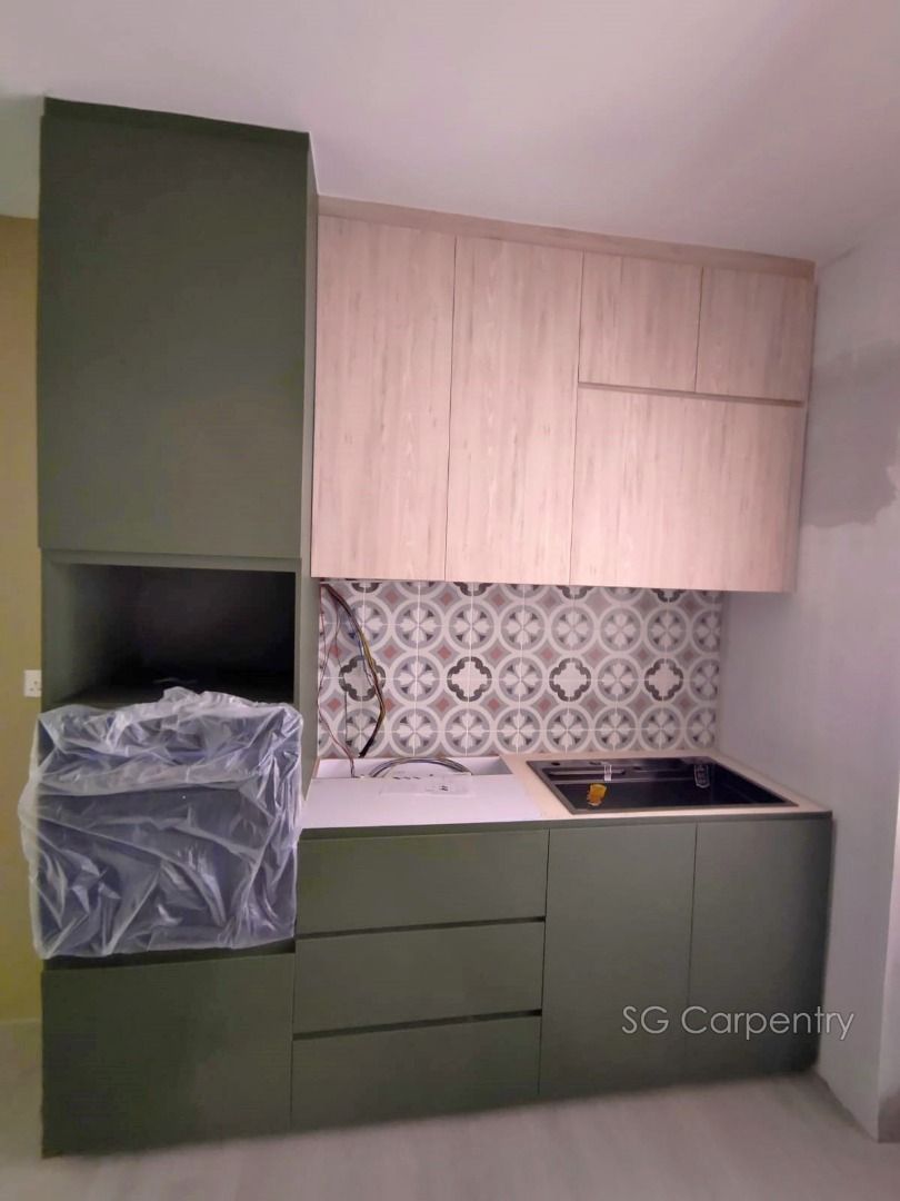 Direct Factory Customised Carpentry Works/Kitchen Cabinet/Wardrobes/TV Console/Vanity/HDB Renovation/Home/Condo/Landed/Commercial/ZeroLow-Formaldehyde62863078277123112
