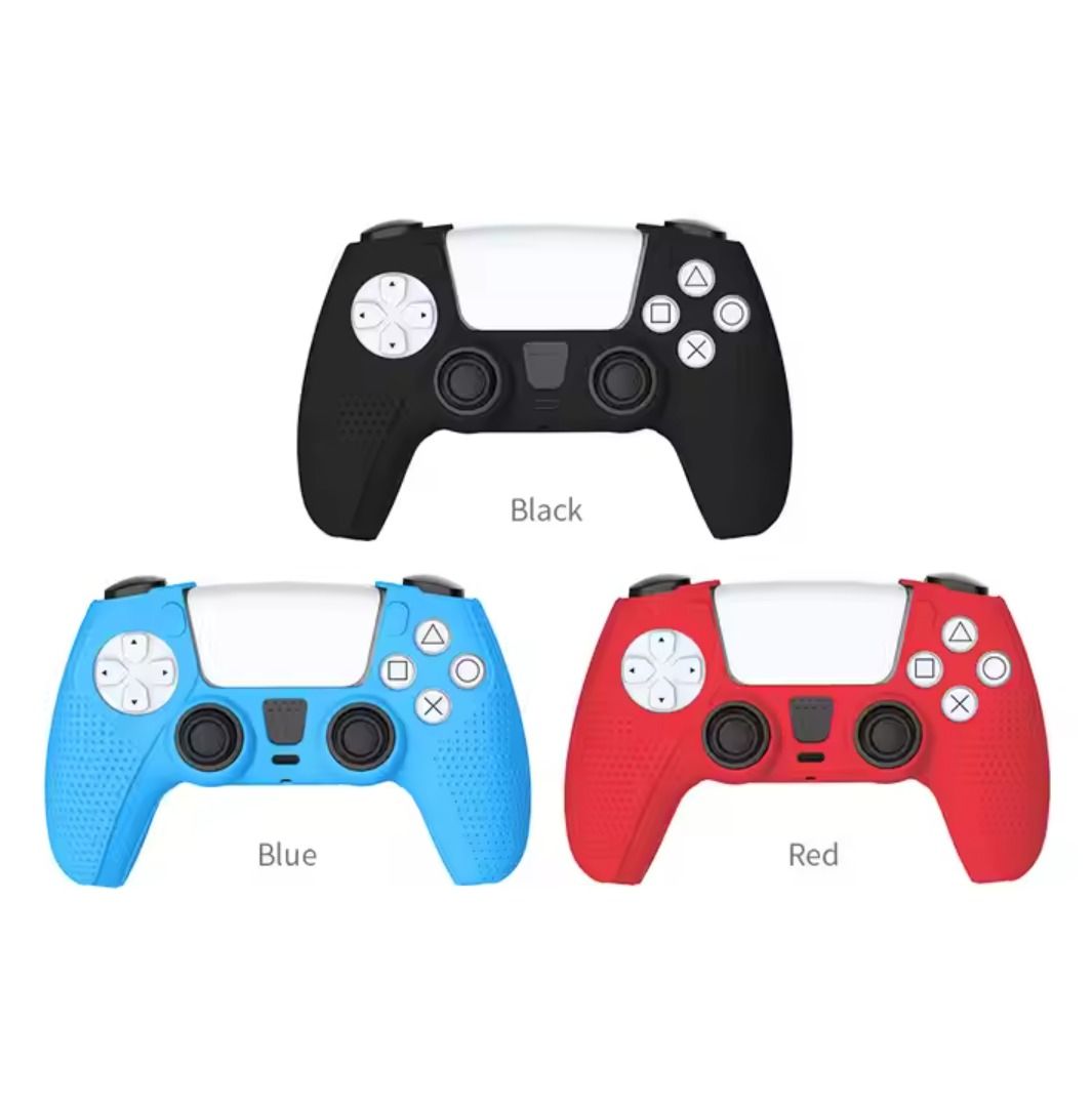 DOBE TP5-0541 PS5 Controller Silicon Case Controller Grips Cover for Playstation 5 Dual Sense Controller (Category: Cases & Covers) located in Las Pinas. Submitted by techsmartph (Listing ID 1353895954, Image 2). Description: * Compatible with PS5 Controller and controller joystick * Made of silicone, the silicone rubber cover skin case is specially designed for P5 Game Controller for better protection and comfortable hand feel. * Prevents your J