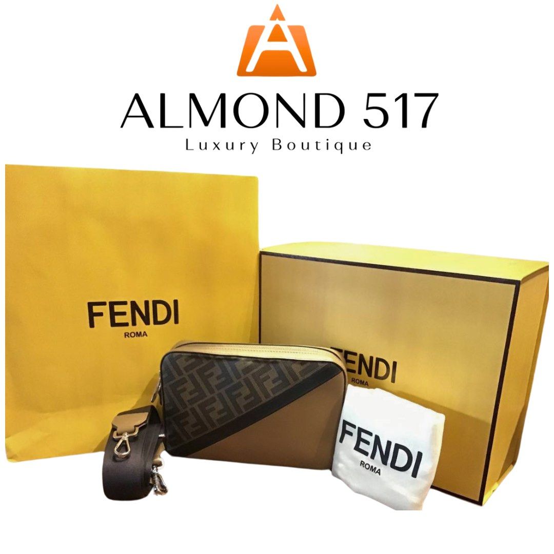 Fendi Diagonal Camera Bag (Category: Luxury Bags & Wallets) located in Taguig. Submitted by reimac_almond517 (Listing ID 1353865873, Image 1). Description: 📣AVAILABLE IN SHOP📣 Diagonal Camera Bag ✨ INCLUSION: Box, Dustbag, Paperbag Php 46,000xx 📩DM us for more detailed photos ✅ CREDIT CARD ACCEPTED ✅ OFFERS LAYAWAY ✅ ACCEPTS CONSIGNMENT 📍 This item is also available for viewing at 2nd Floor , Shops at Serendra Serendra High Street BGC Taguig 
